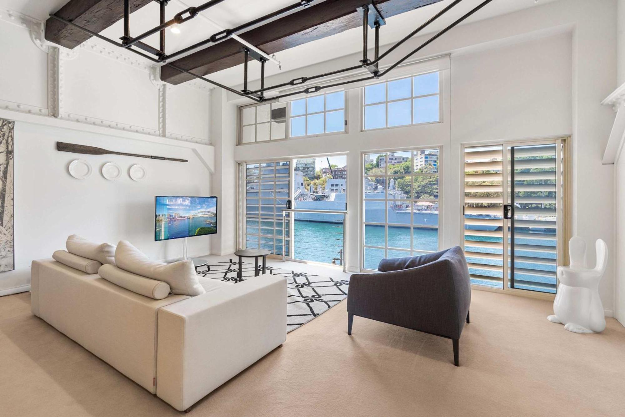 Spacious Waterfront Luxury At Woolloomooloo Wharf Apartment Sydney Exterior photo