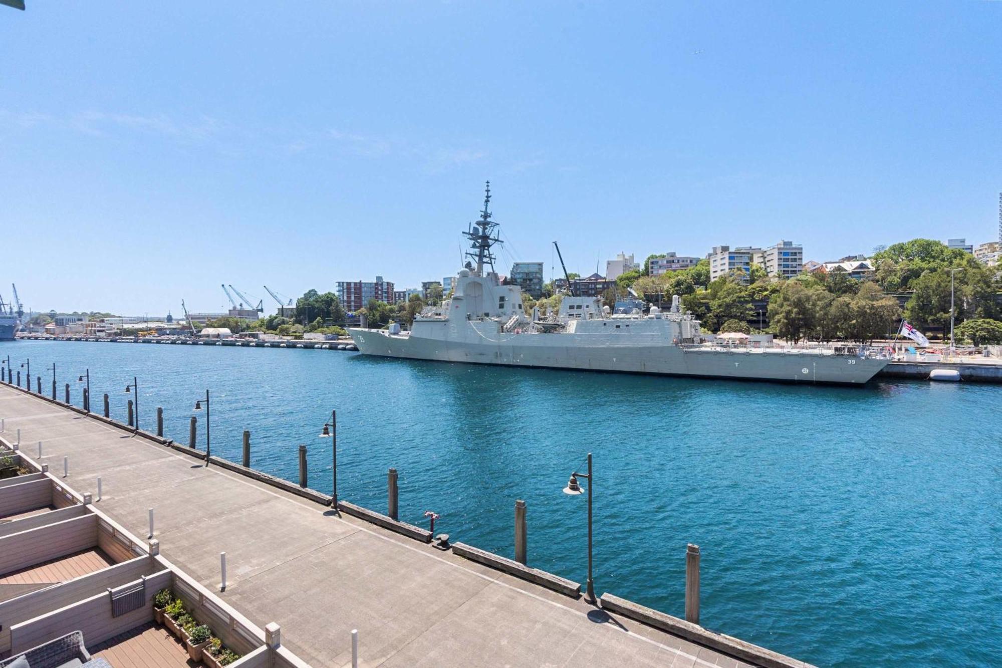 Spacious Waterfront Luxury At Woolloomooloo Wharf Apartment Sydney Exterior photo